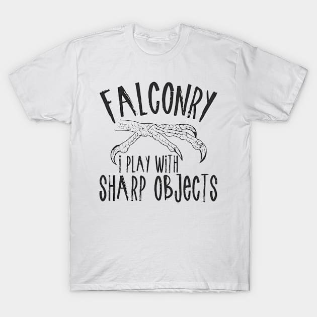 Falconer Hobby Hawking Hunting Sport Wildlife T-Shirt by Tom´s TeeStore